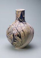 Vase with artichoke